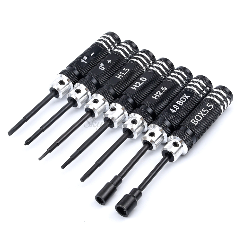 Rc Helicopter Tool Kit - 7PCS/Set 0/1/1.5/2/2.5/4/5.5mm DIY Hexagonal Hex Screw