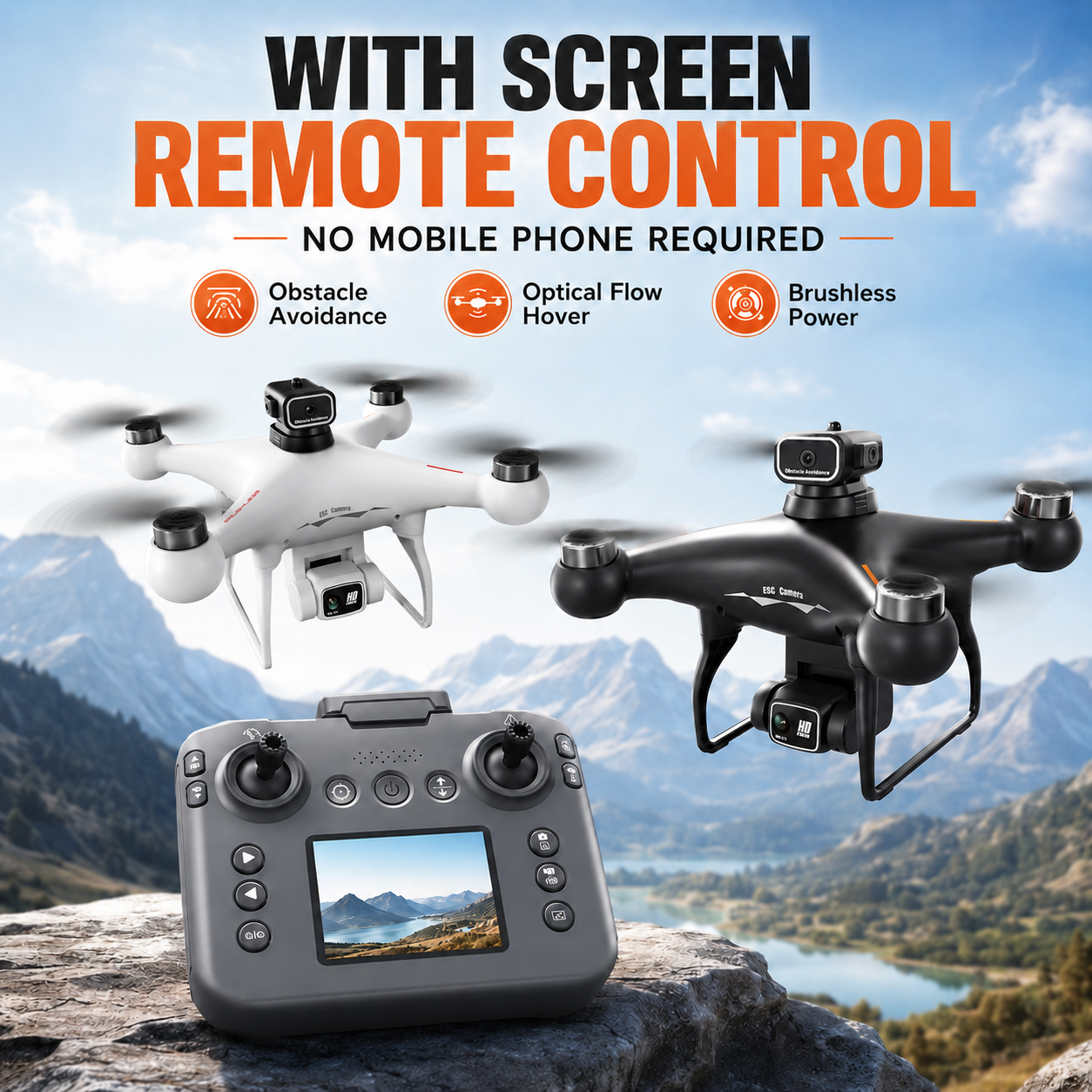 Rc Helicopter Bag - ZNLYRION S116 RC Drone Brushless Motor