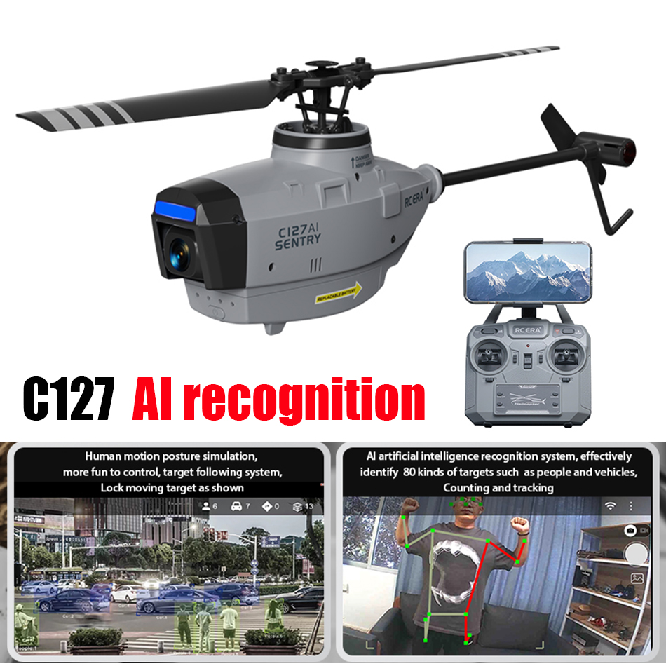 Rc Helicopter Single Rotor - RC ERA C127 AI Mini Brushless