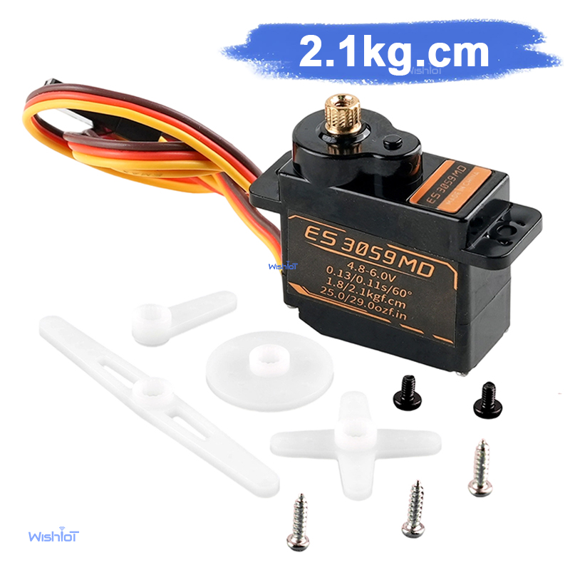 Rc Helicopter Motor - EMAX ES3059MD Digital Micro Servo 9g