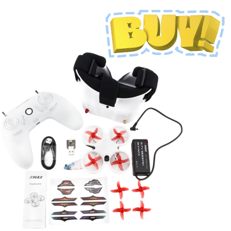 Rc Helicopter Electric - EMAX EZ Pilot 82MM Mini 5.8G
