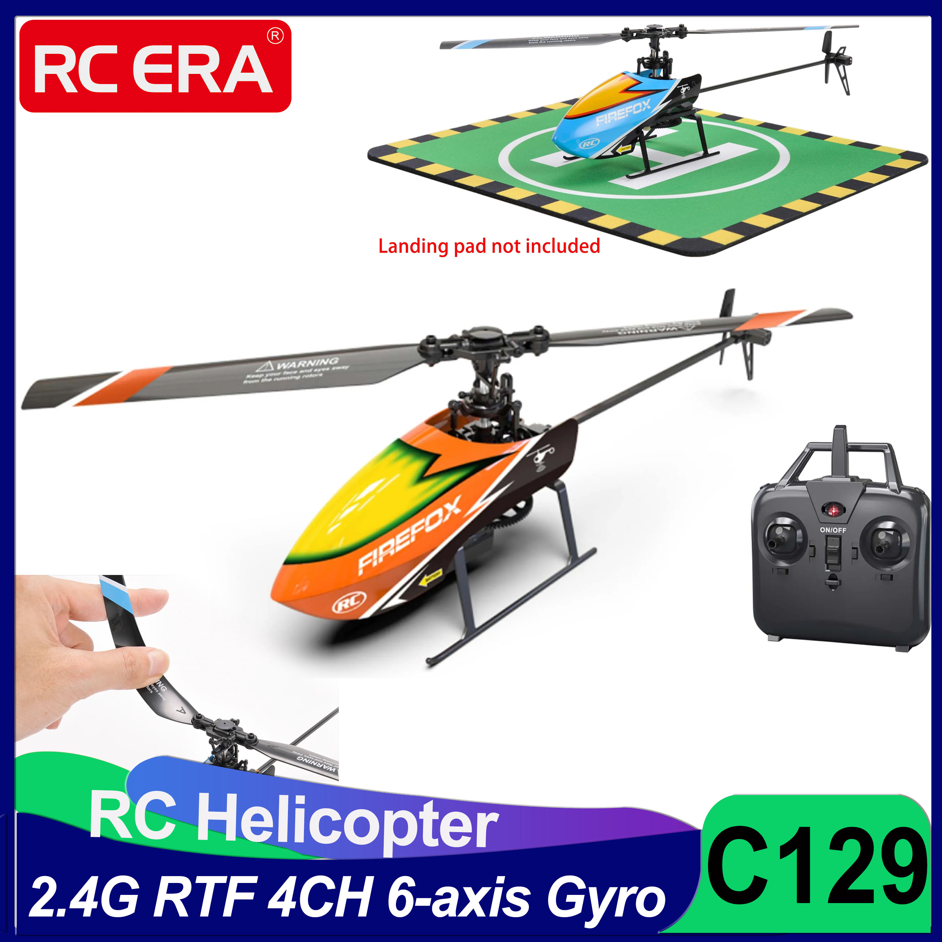 Rc Helicopter Gyro - C129 RC Helicopter RTF 4CH 6-axis