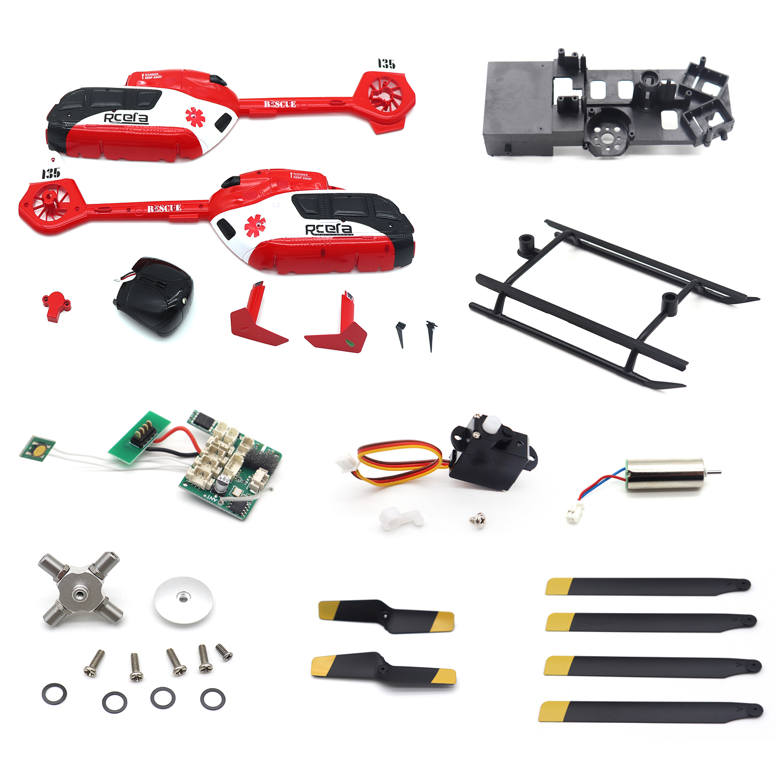Rc Helicopter Motor - Original Parts for C159 EC-135 RC