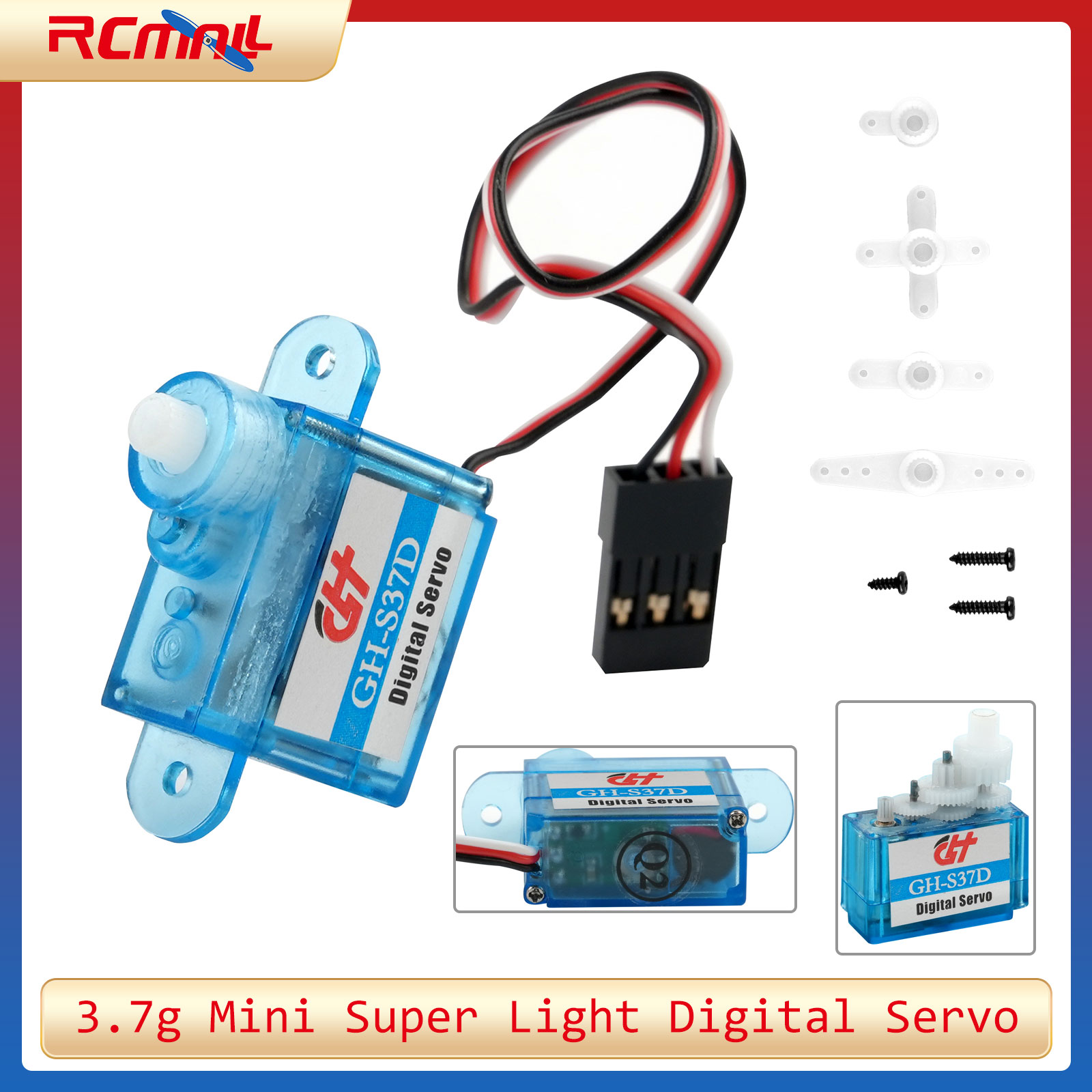 Rc Helicopter Servo - 3.7g Mini Super Light Digital Servo