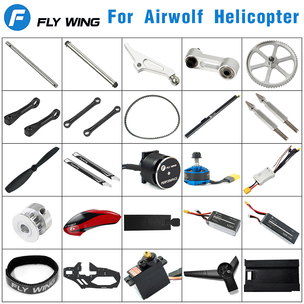 Rc Helicopter Nitro - Fly Wing Airwolf RC Helicopter Parts