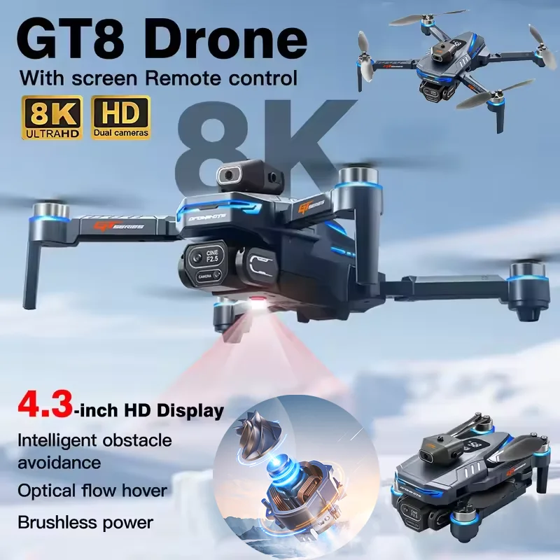 Rc Helicopter Electric - Homologado ANATEL Hot NEW Drone 4K
