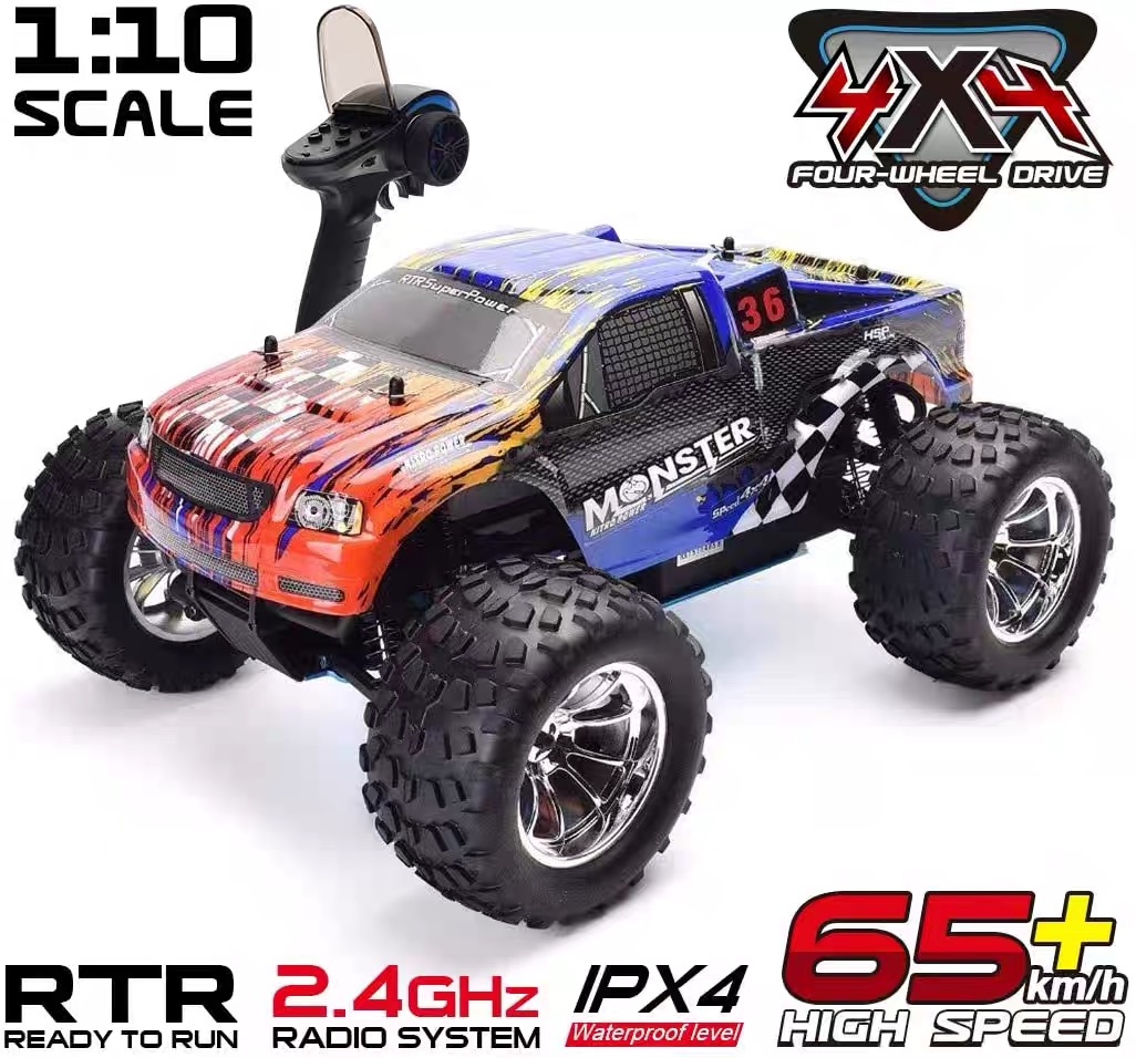 Rc Helicopter Nitro - HSP RC Truck 1:10 Scale Nitro