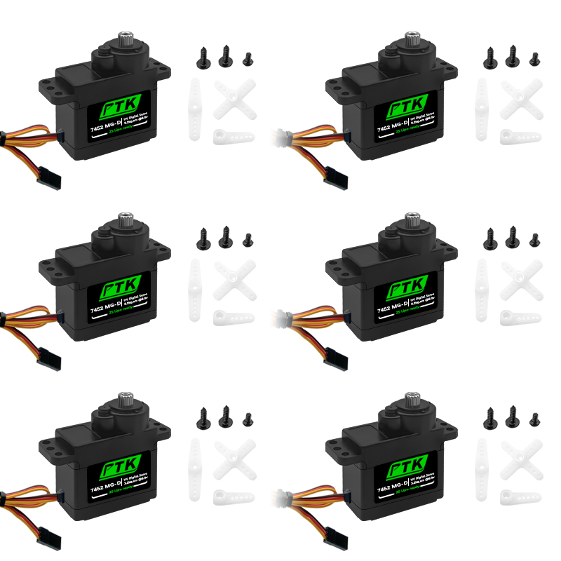Rc Helicopter Servo - PTK 7452 MG-D 9g Digital Servo