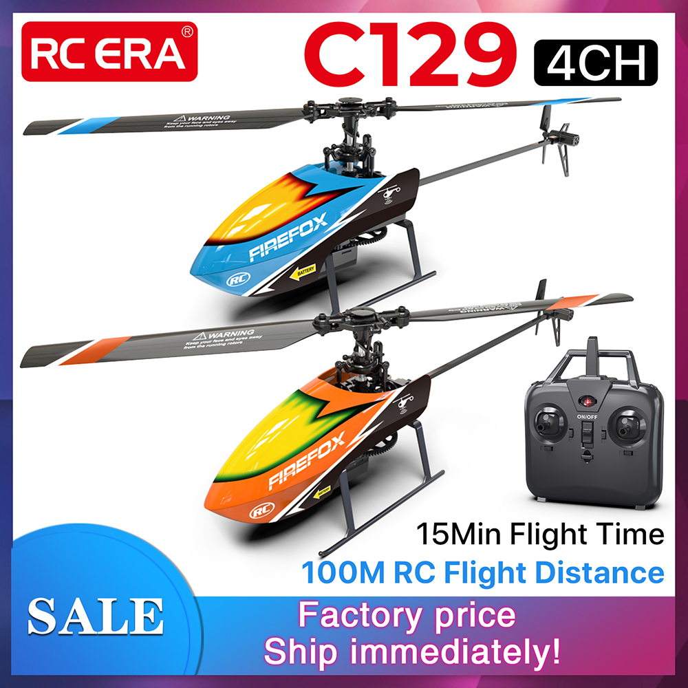 Rc Helicopter Single Rotor - RC ERA C129 Helicopter 4 Channls
