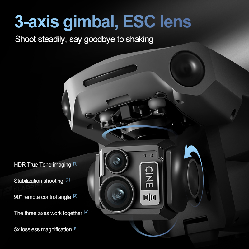 8K 3 Axis Gimbal Brushless 7.2 - Rc Helicopter Electric ulasan dan harga