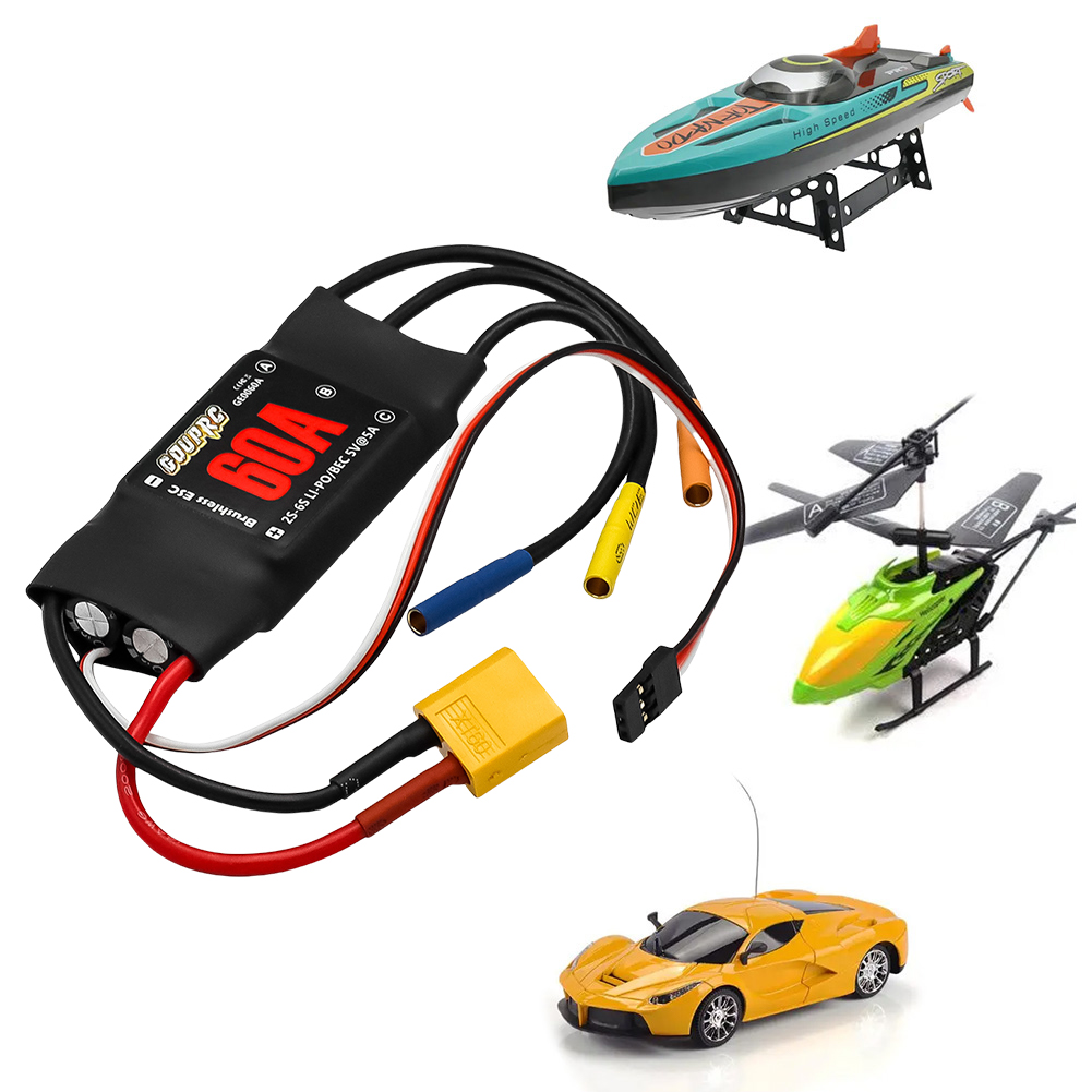 60A Electronic Speed Controlle - Rc Helicopter Electric ulasan dan harga