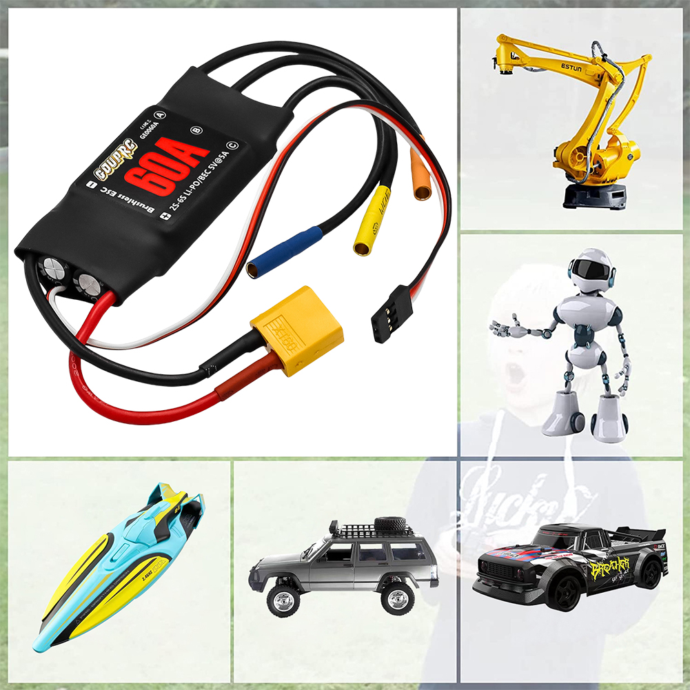 60A Electronic Speed Controlle - Rc Helicopter Electric ulasan dan harga