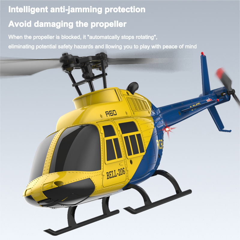 A60 RC Helicopter 2.4G 6-Aixs  - Rc Helicopter Gyro ulasan dan harga