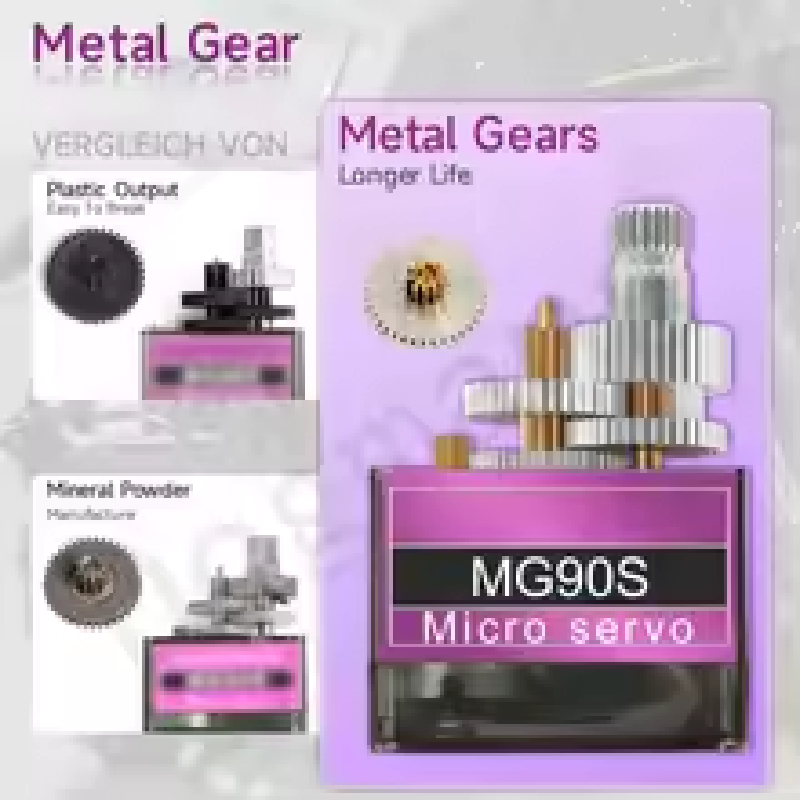 MG90S Metal Gear Servo 9g SG90 - Rc Helicopter Motor ulasan dan harga