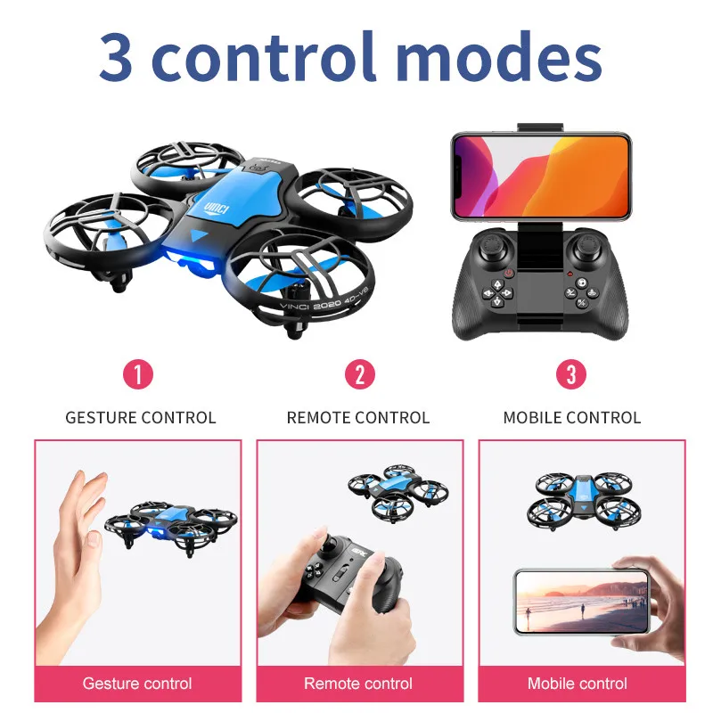 V8 New Mini Drone 4K Professio - Rc Helicopter Electric ulasan dan harga