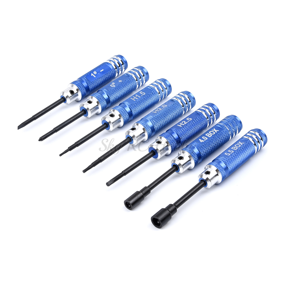 7PCS/Set 0/1/1.5/2/2.5/4/5.5mm - Rc Helicopter Tool Kit ulasan dan harga