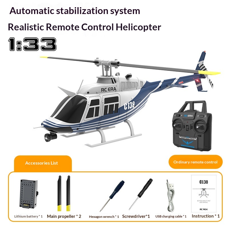 Rc Era C138 Bell 206 Rc Helico - Rc Helicopter Single Rotor ulasan dan harga