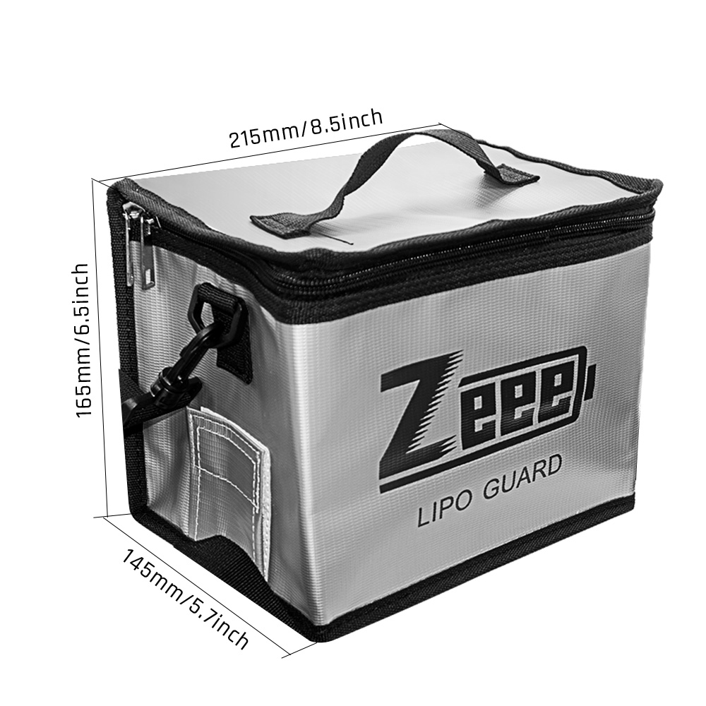 Zeee Lipo Battery Safe Bag 215 - Rc Helicopter Bag ulasan dan harga
