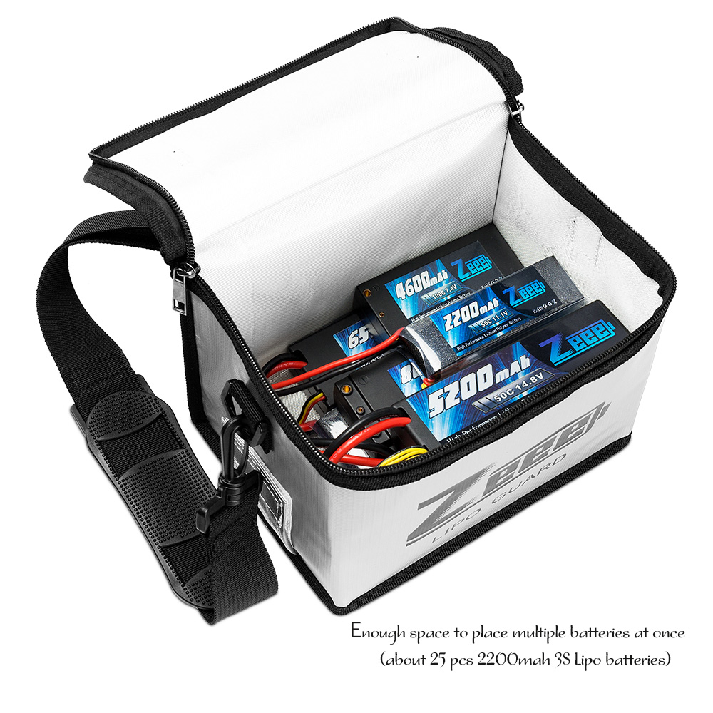 Zeee Lipo Battery Safe Bag 215 - Rc Helicopter Bag ulasan dan harga