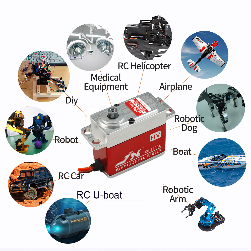 JX Servo BLS-HV7032/7046MG Bru - Rc Helicopter Large ulasan dan harga