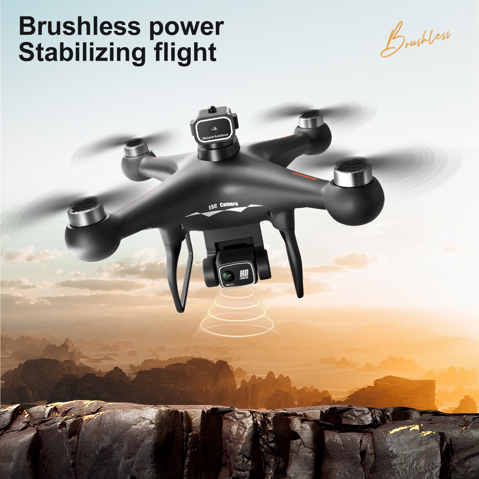 ZNLYRION S116 RC Drone Brushle - Rc Helicopter Bag ulasan dan harga