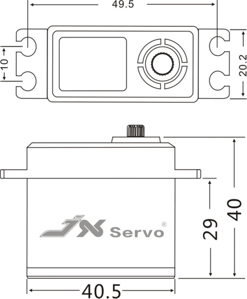 JX Servo CLS-6322HV 22KG High  - Rc Helicopter Motor ulasan dan harga