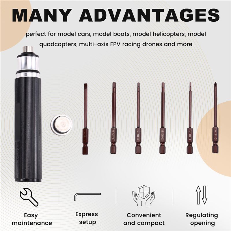 AEE7-6-In-1 Hex Screwdriver 1. - Rc Helicopter Tool Kit ulasan dan harga