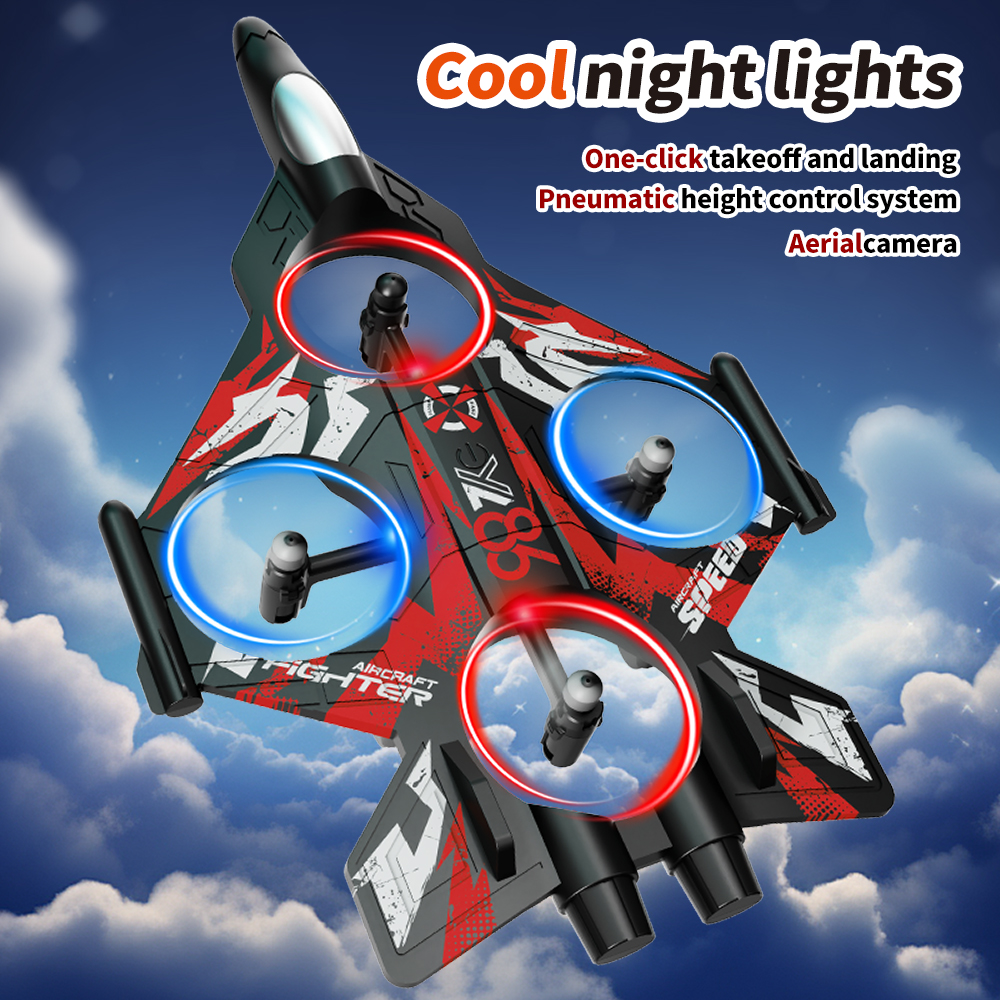 Fighter Jet Drone With Screen  - Rc Helicopter Electric ulasan dan harga