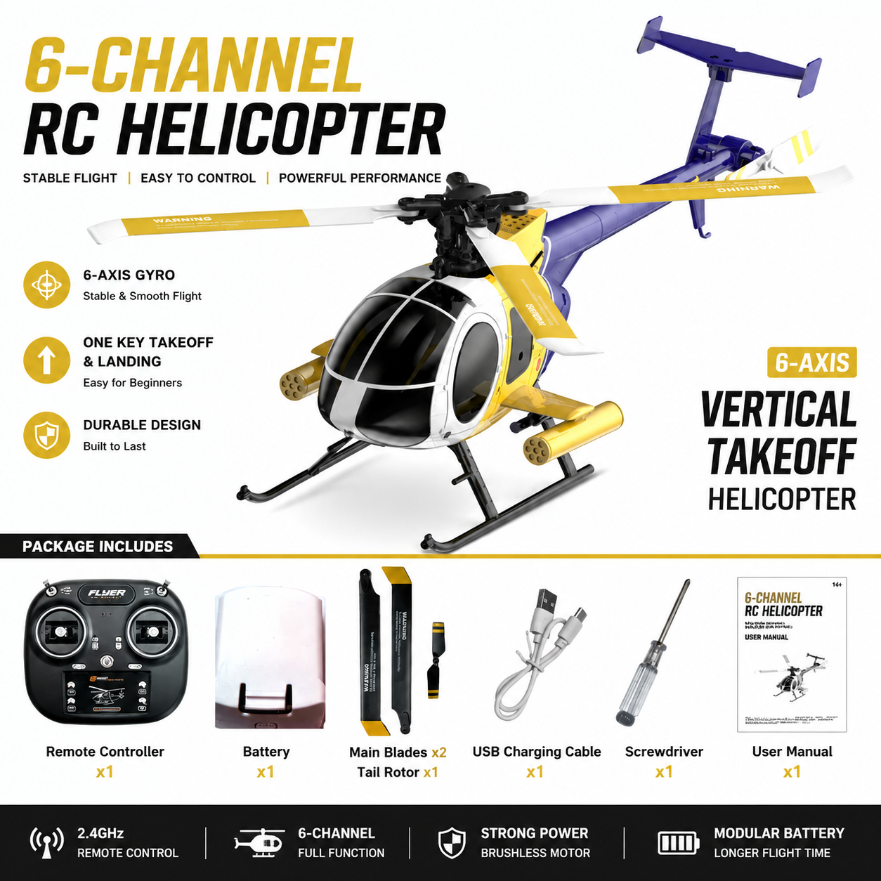 K300 6CH RC Helicopter Brushle - Rc Helicopter Gyro ulasan dan harga
