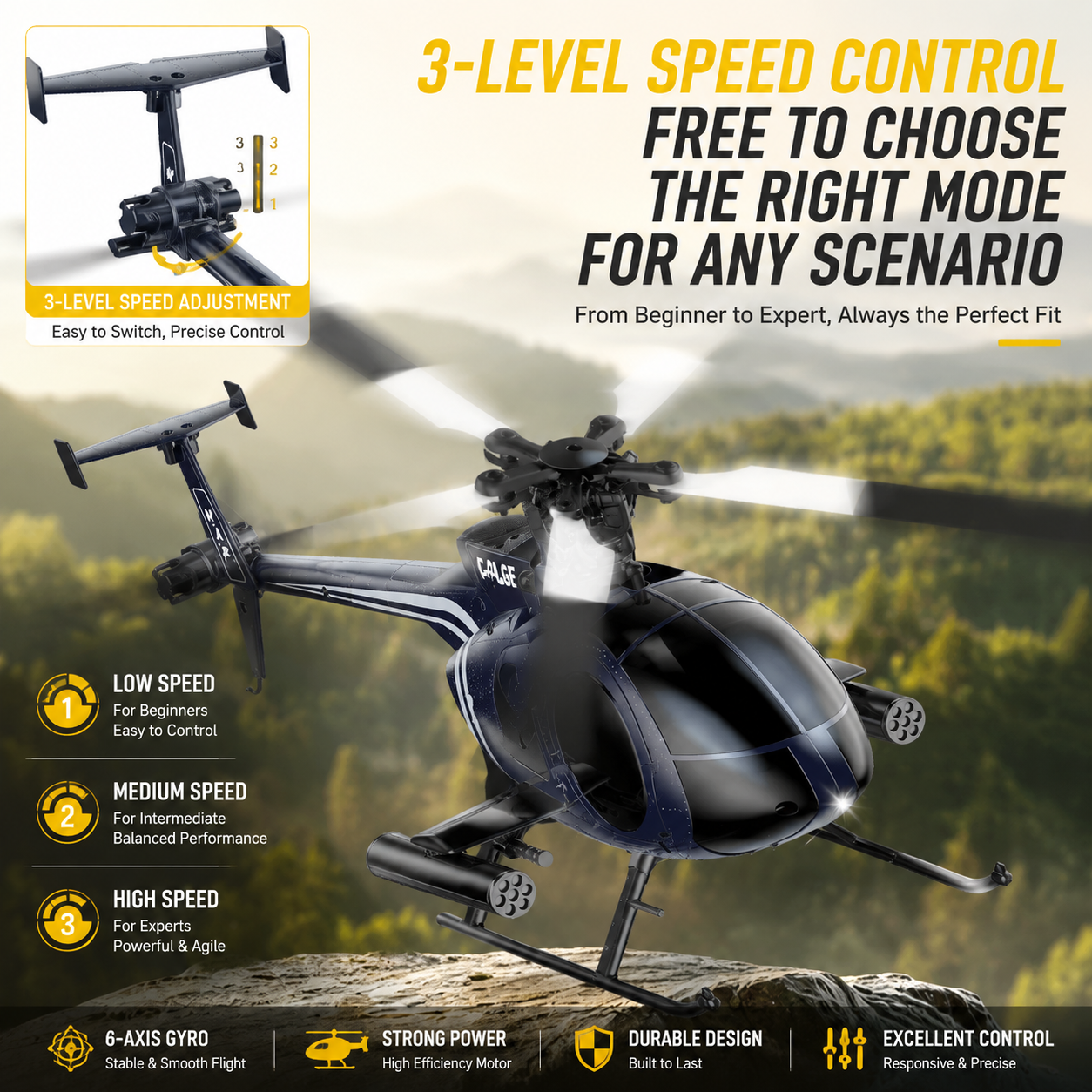 K300 6CH RC Helicopter Brushle - Rc Helicopter Gyro ulasan dan harga