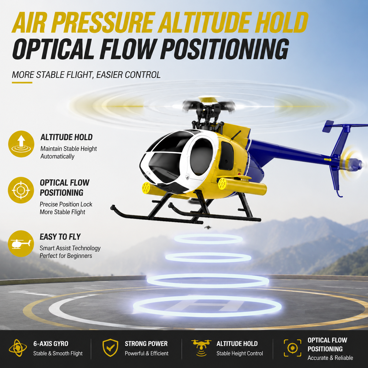 K300 6CH RC Helicopter Brushle - Rc Helicopter Gyro ulasan dan harga