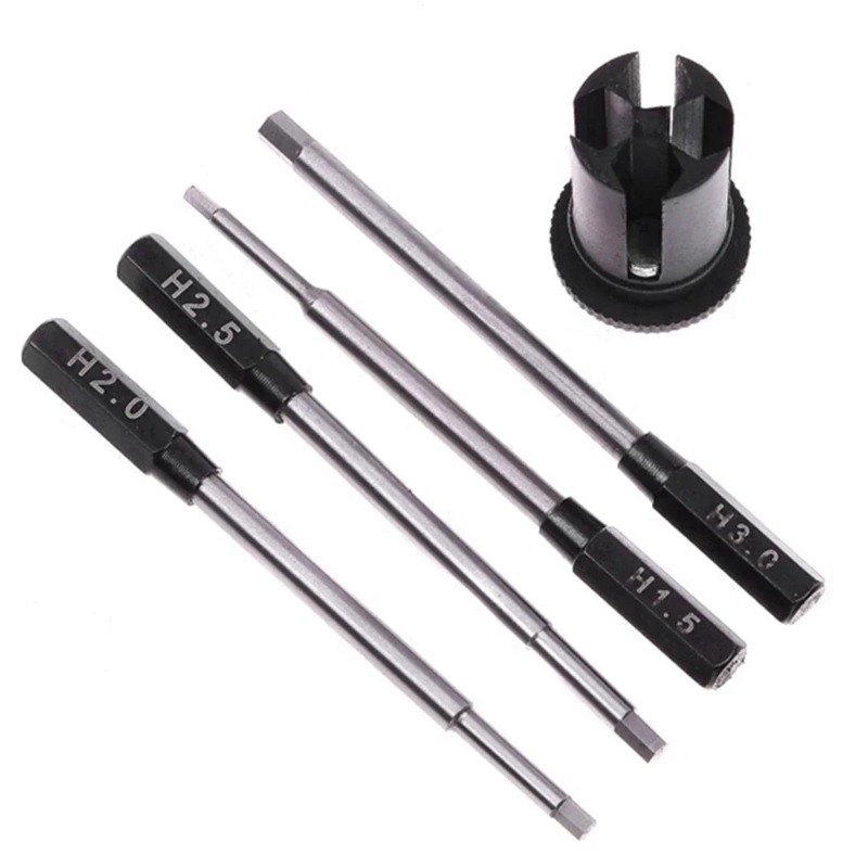4-in-1 Hex Driver Screwdriver  - Rc Helicopter Tool Kit ulasan dan harga