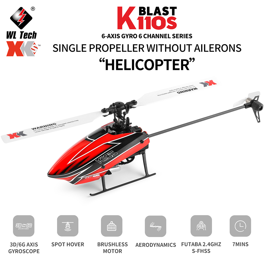 Wltoys XK K110S 6CH 3D 6G Syst - Rc Helicopter Blade ulasan dan harga