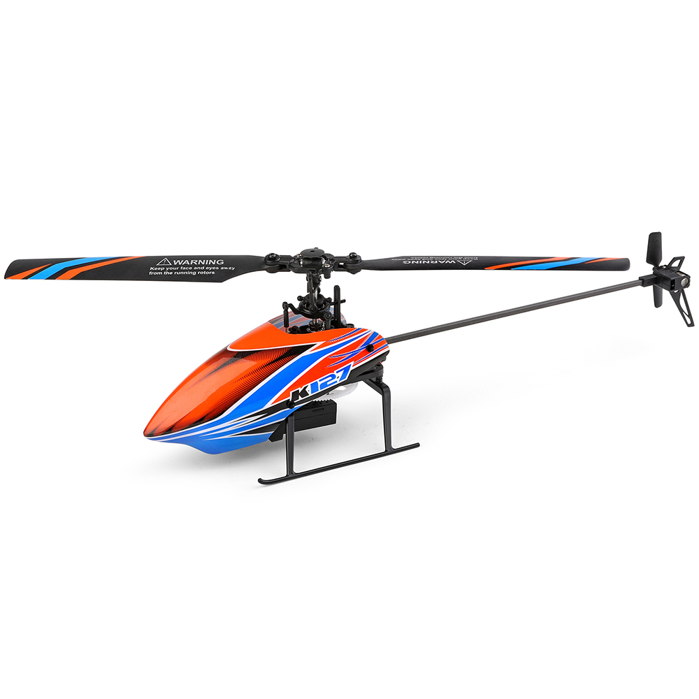 WLtoys XK K127 2.4G 4CH 6-Aixs - Rc Helicopter Single Rotor ulasan dan harga