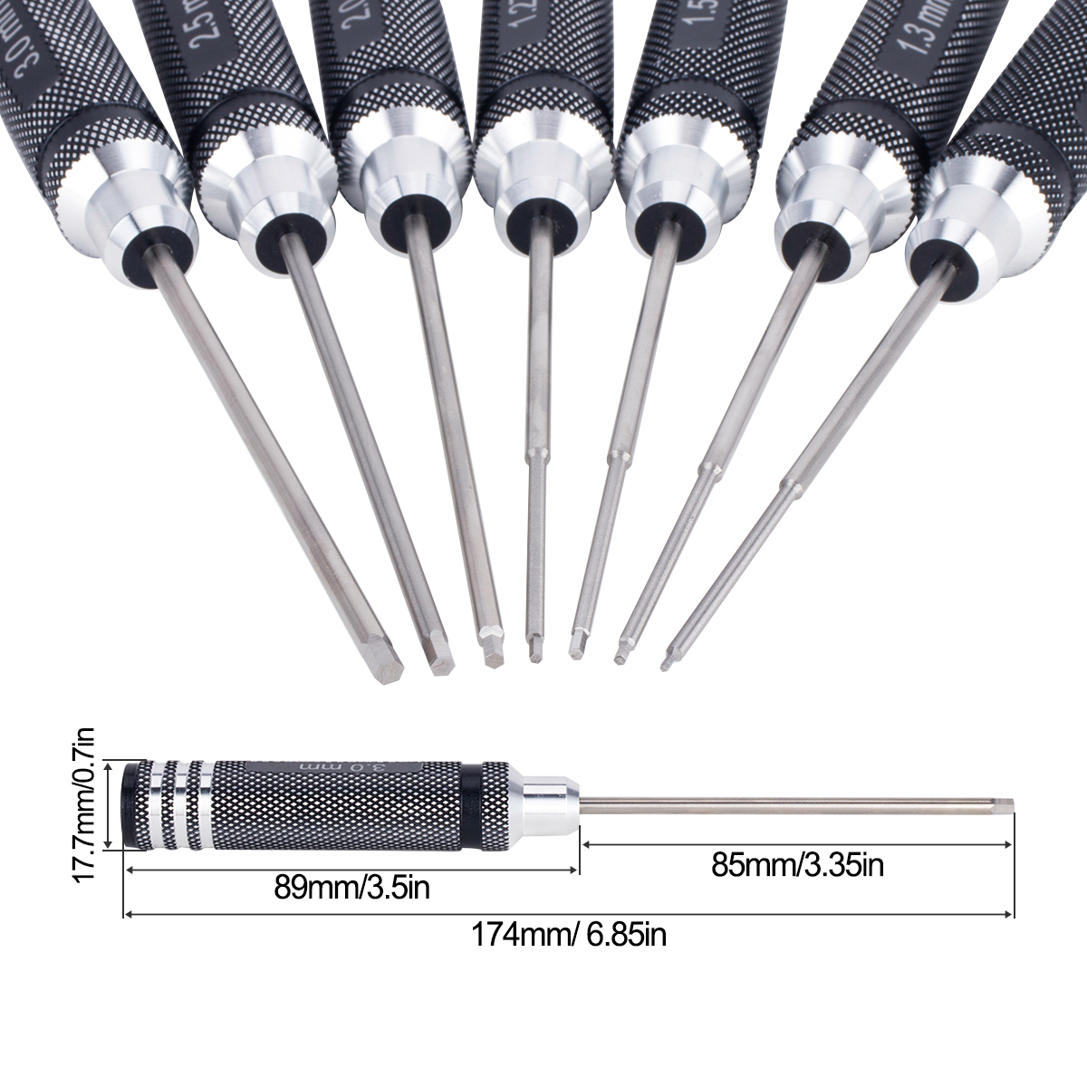 7 IN 1 Steel Hex Screwdriver S - Rc Helicopter Tool Kit ulasan dan harga
