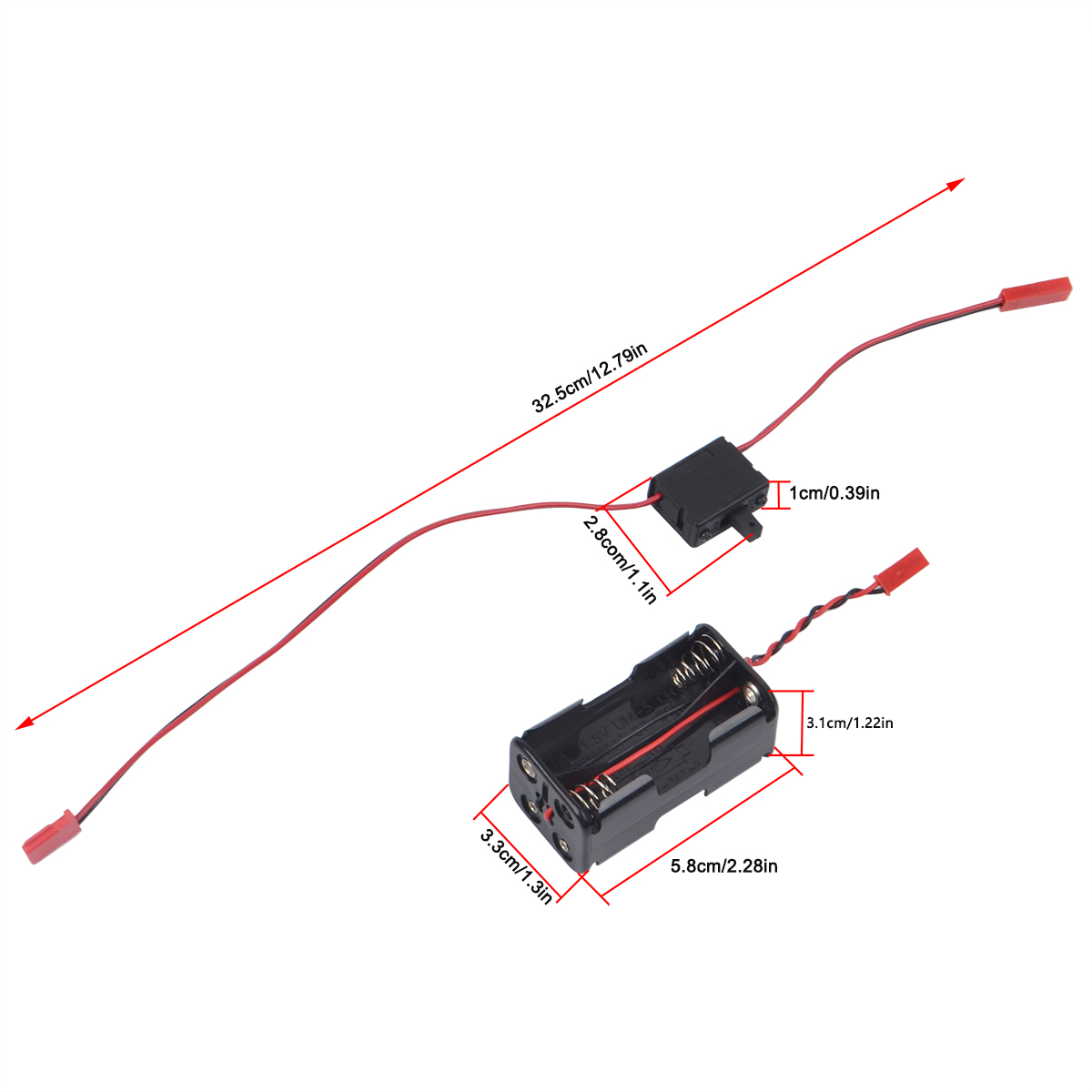 4 Cell AA Battery Container JS - Rc Helicopter Nitro ulasan dan harga