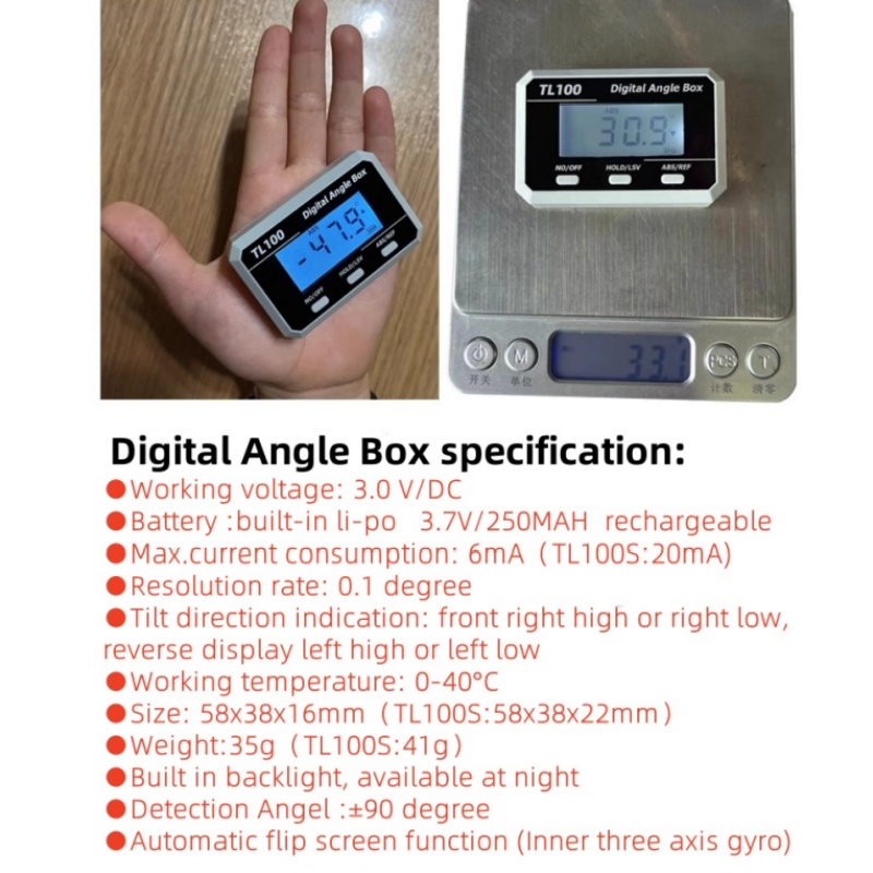 Horizontal Angle Meter Protrac - Rc Helicopter Case ulasan dan harga