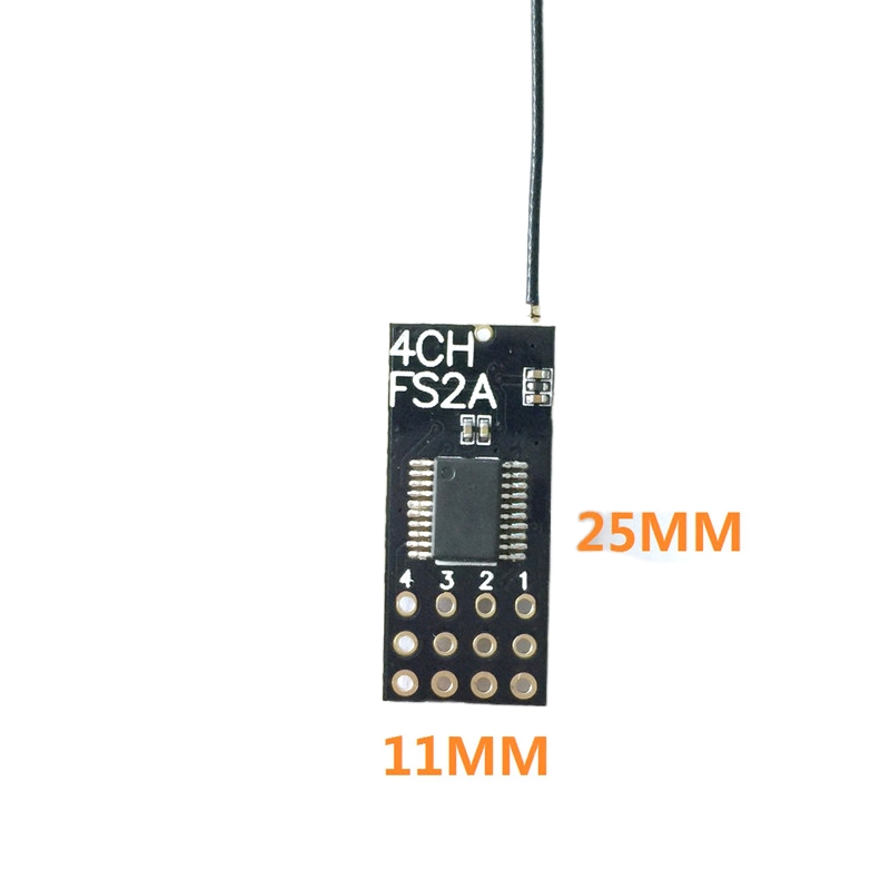 Flysky FS2A Mini Receiver 4CH  - Rc Helicopter Remote Control ulasan dan harga