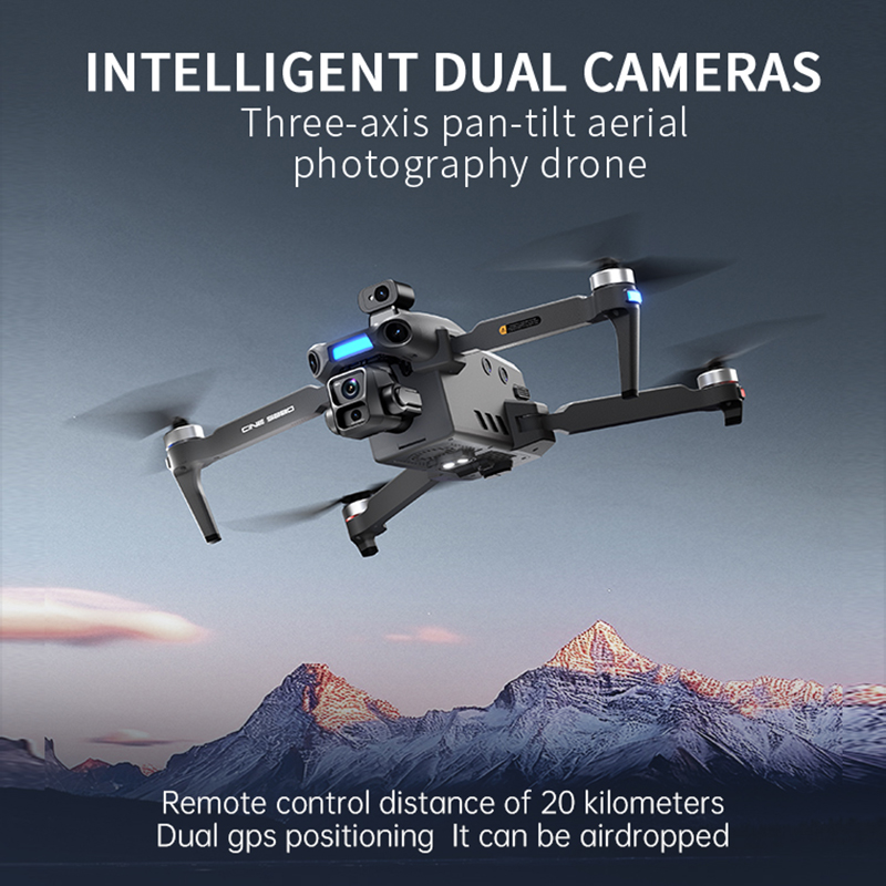 2026 New 8K Dual Camera Drone  - Rc Helicopter Electric ulasan dan harga