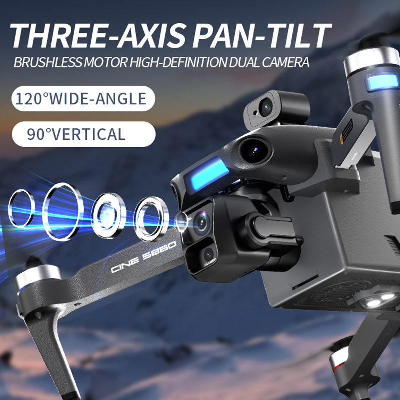 2026 New 8K Dual Camera Drone  - Rc Helicopter Electric ulasan dan harga
