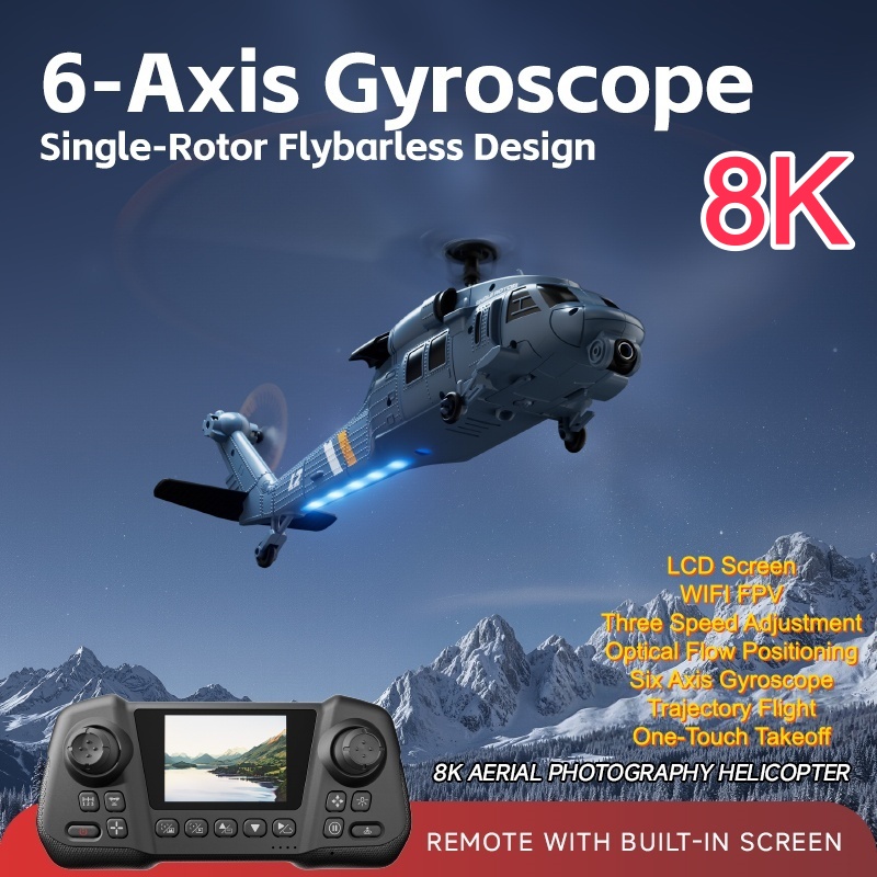 Military Remote Control Screen - Rc Helicopter Single Rotor ulasan dan harga