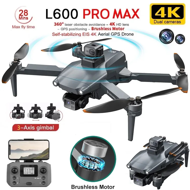 L600 PRO MAX GPS Drone Profess - Rc Helicopter Electric ulasan dan harga