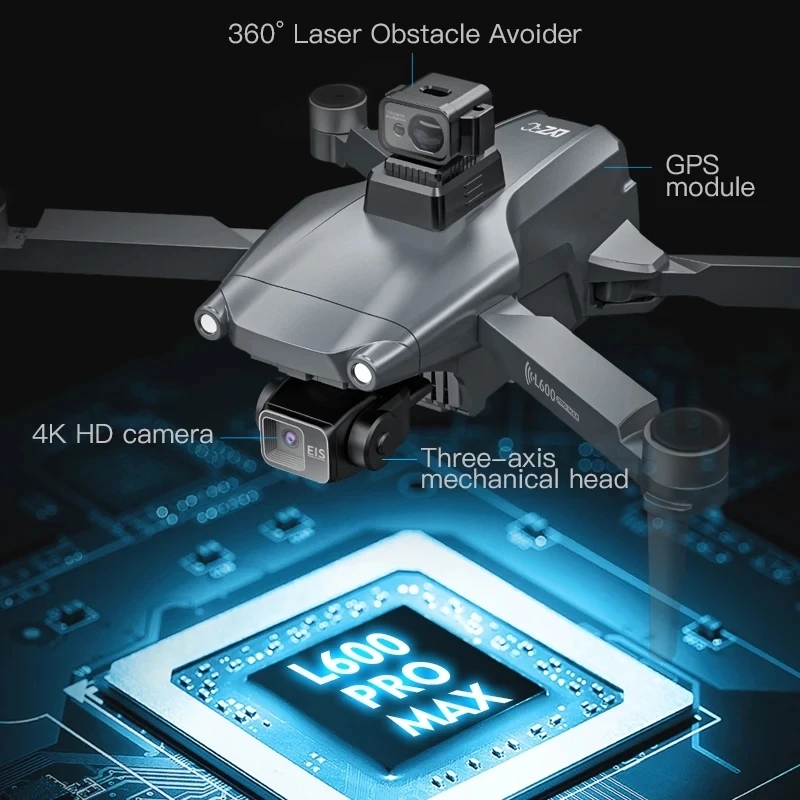 L600 PRO MAX GPS Drone Profess - Rc Helicopter Electric ulasan dan harga