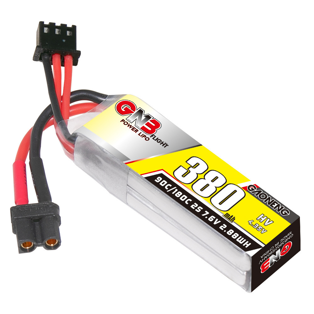 GNB 2S 7.6V 380mAh 90C/180C Li - Rc Helicopter Parts ulasan dan harga