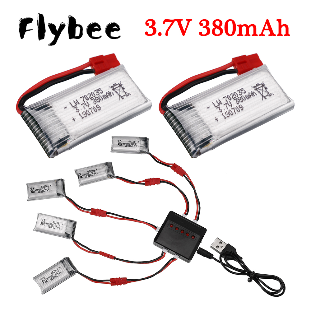 3.7V 380mAh Lipo Battery With  - Rc Helicopter Charger ulasan dan harga