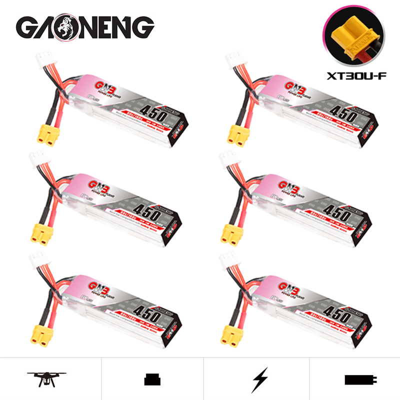 GNB LiPo Battery HV 2S 7.6V 45 - Rc Helicopter Parts ulasan dan harga