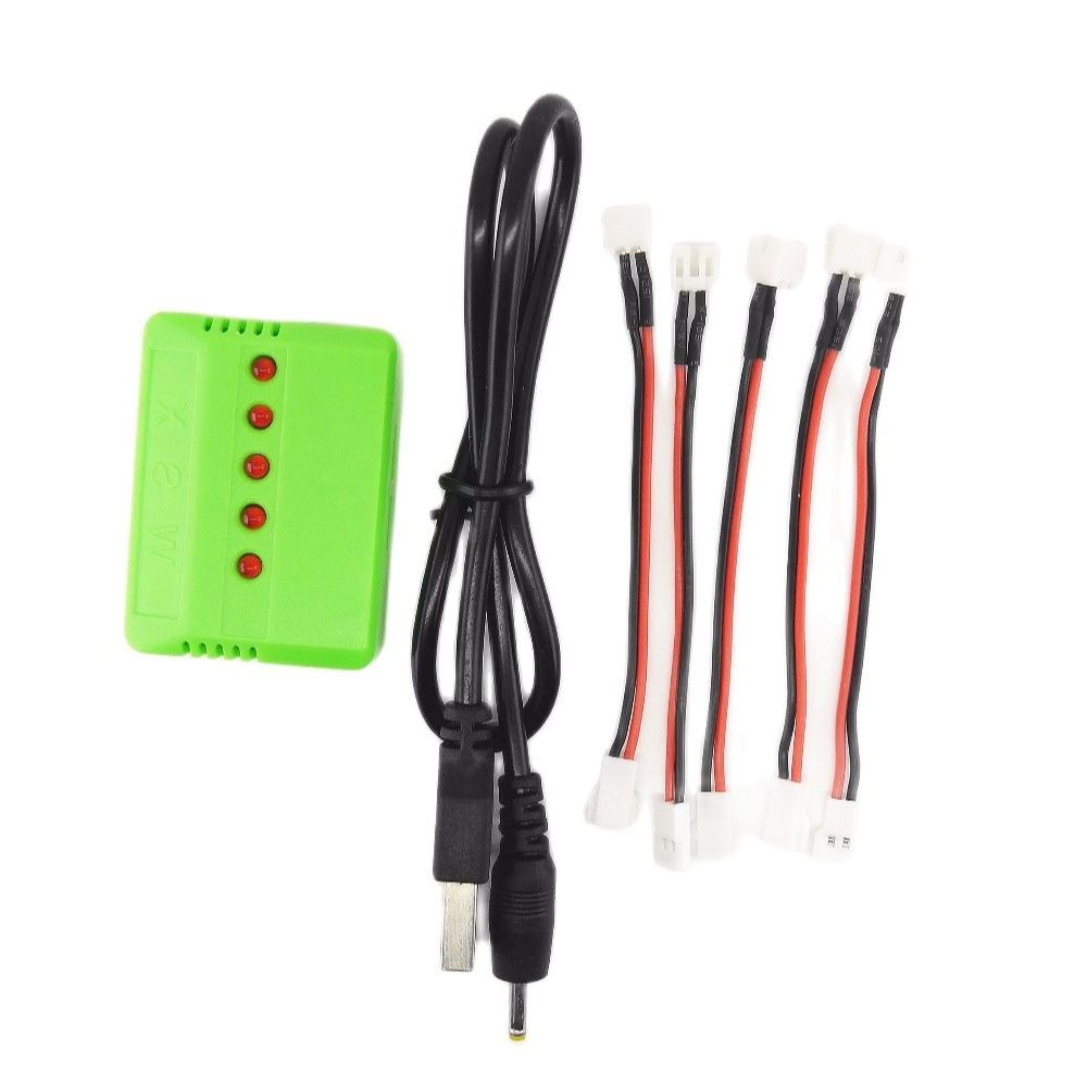 5PCS Cables And 1X 5 In 1 USB  - Rc Helicopter Charger ulasan dan harga