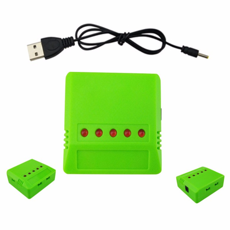 5PCS Cables And 1X 5 In 1 USB  - Rc Helicopter Charger ulasan dan harga