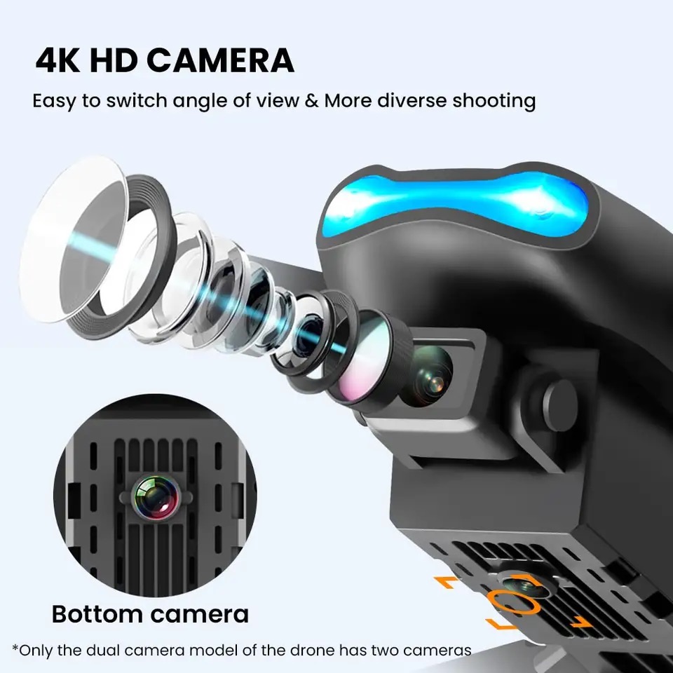 New Mini drone E99 4K WIFI HD  - Rc Helicopter Nitro ulasan dan harga