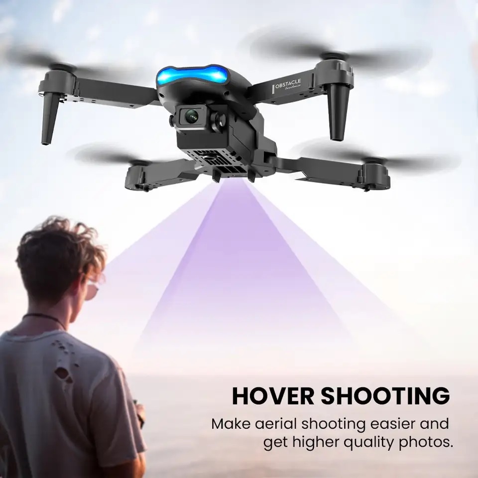 New Mini drone E99 4K WIFI HD  - Rc Helicopter Nitro ulasan dan harga